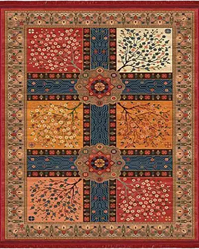 فرش کلاسیک تافته گلستان   
